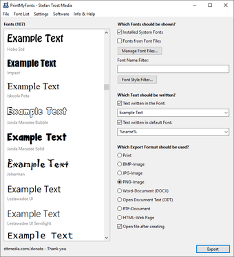 Image 1 for PrintMyFonts