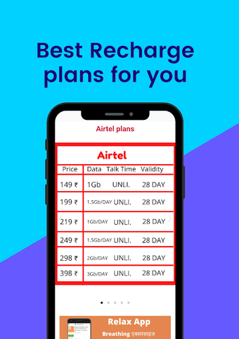 Imagen 0 para All in One Recharge plans…