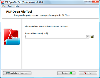 PDF Open File Tool