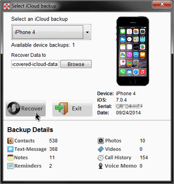 Obraz 0 dla iCloud Data Recovery