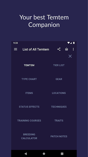 Tempedia - Temtem Guide Companion