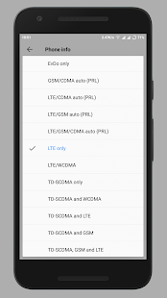 Obraz 4 dla 4G LTE Only Network Mode …