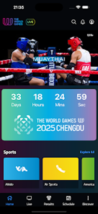 Imagen 0 para The World Games LIVE