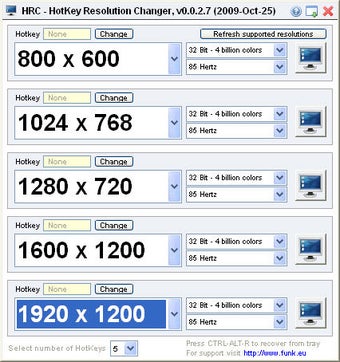 Hotkey Resolution Changerの画像1