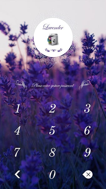 AppLock Theme Lavender的第0张图片