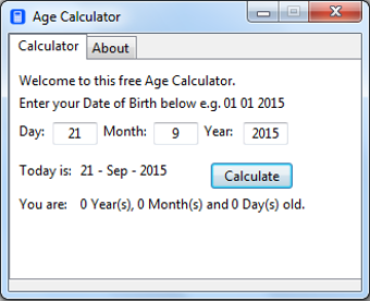 Obraz 1 dla Age Calculator