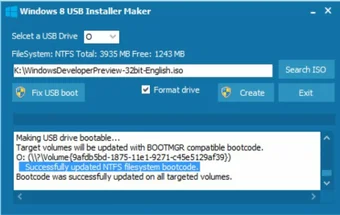 Windows 8 USB Installer Maker