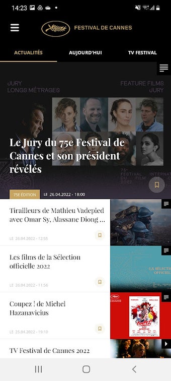 Bild 0 für Festival de Cannes – Offi…
