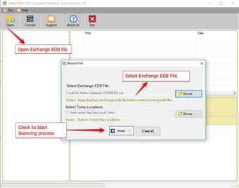 vMail EDB to PST Converter