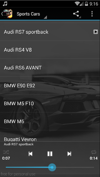 Immagine 0 per Best HD Car Sounds free