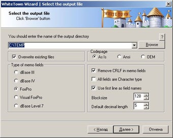 Obraz 0 dla XLS (Excel) to DBF Conver…