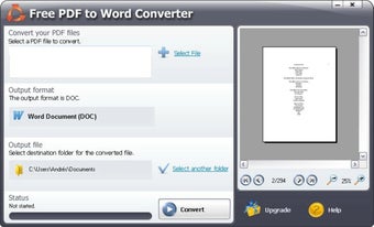 Image 0 for Free PDF to Word Converte…