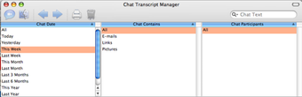 Chat Transcript Manager