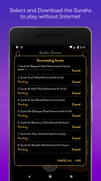 Audio Quran Mp3 OfflineOn…的第3张图片