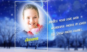 Obraz 0 dla Snowfall Photo Frames