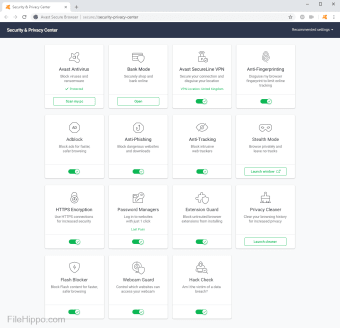 avast secure browser download filehippo