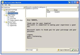 Image 0 pour The Form Letter Machine