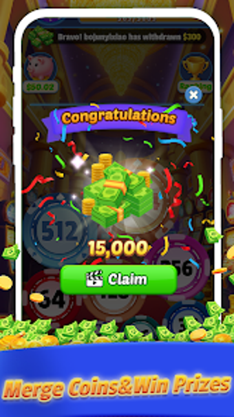 Obraz 0 dla Coin Merge 2048: PlayPriz…