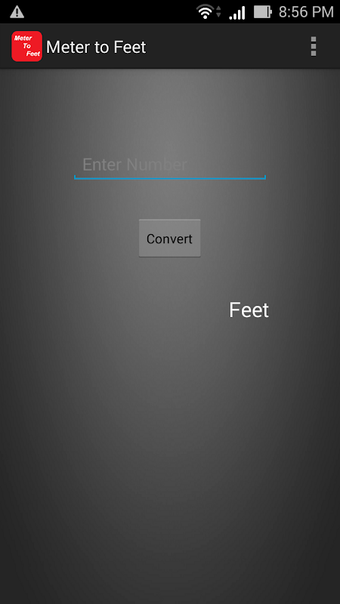 Meter To Feet Converter