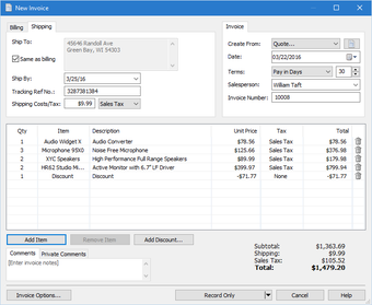 Bild 1 für Express Invoice Free Edit…