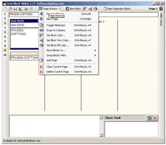 Bild 0 für Text Block Writer