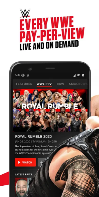 Wwe network live hot sale stream mobile