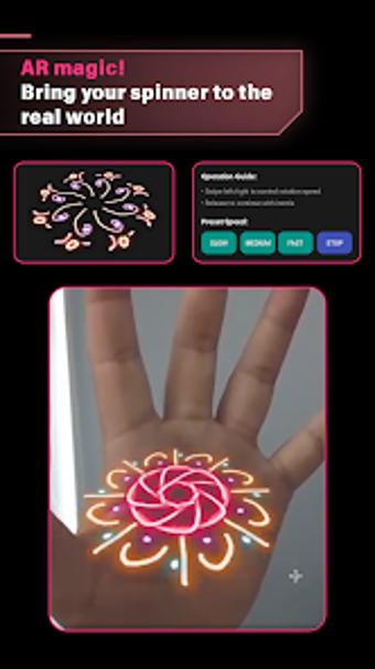 Obraz 0 dla AR Finger Spinner: Glow A…