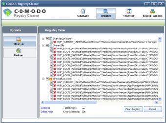 Comodo Registry Cleaner