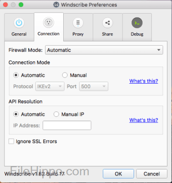 Windscribe VPN for Mac