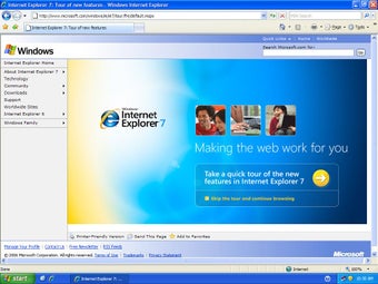 Bild 1 für Internet Explorer 7