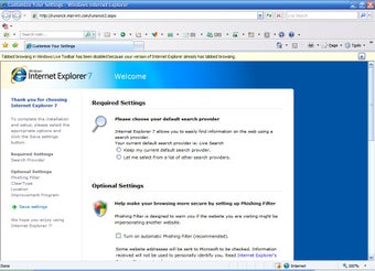Bild 6 für Internet Explorer 7