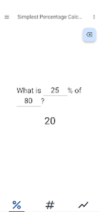 Bild 0 für Simplest Percentage Calcu…