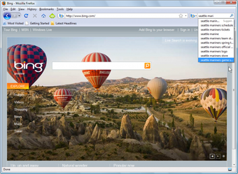 Imagen 0 para Bing for Firefox