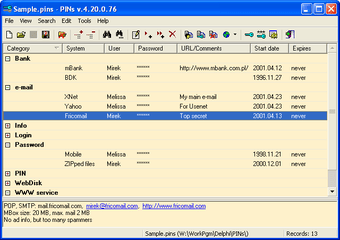 Imagen 0 para PINs