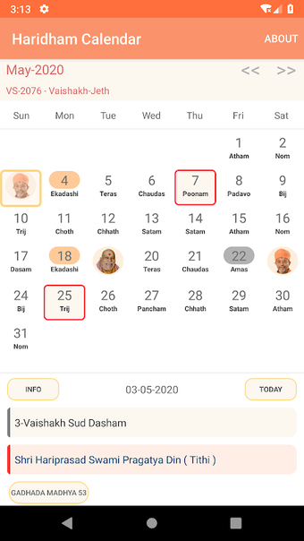 Haridham Calendar的第0张图片