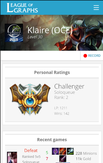 Image 0 pour League of Graphs