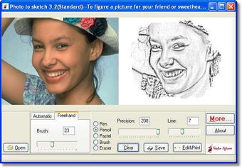 Pencil sketch clearance software