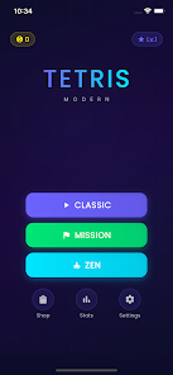 Image 0 pour Modern Tetris - Block Puz…