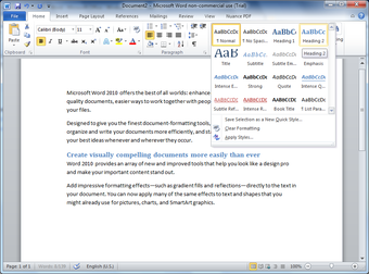 Image 1 for Microsoft Office 2010