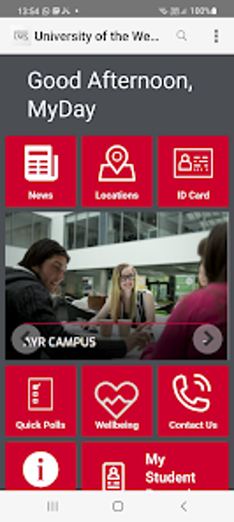 Obraz 0 dla UWS Student App