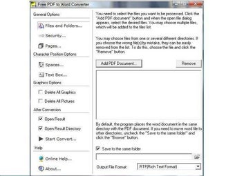 Imagen 0 para Free PDF to Word Converte…