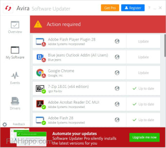 Avira Free Software Updater