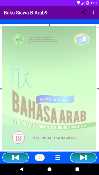 Immagine 0 per Bahasa Arab Kelas 9 Kur13