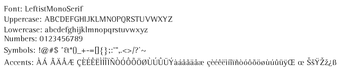 Leftist Mono Serifの画像0