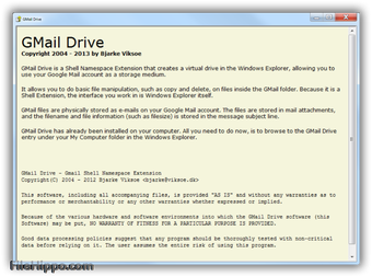 Image 0 for GMail Drive