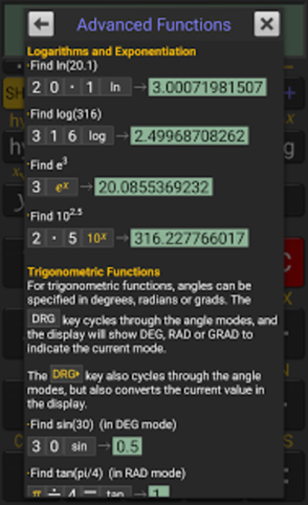 RealCalc Scientific Calcu…的第9张图片