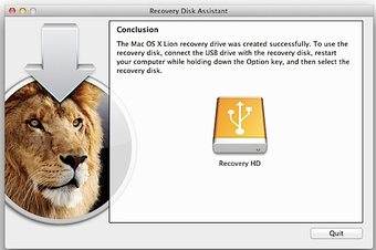Image 0 pour Lion Recovery Disk Assist…