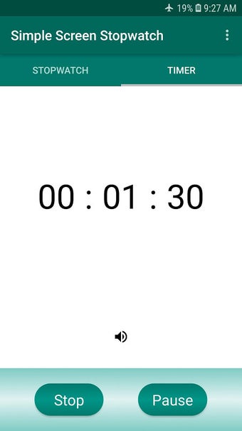 Simple Screen Stopwatch