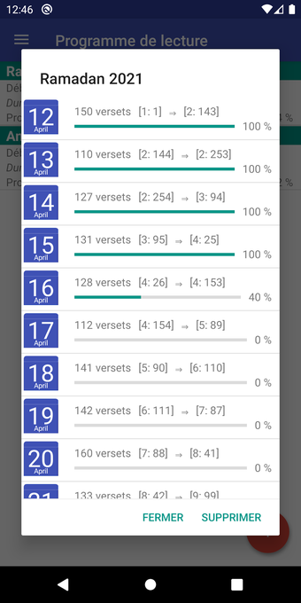 Le Noble Coran Tafsir par ver