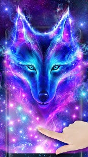Imagen 0 para Night Sky Wolf Live Wallp…